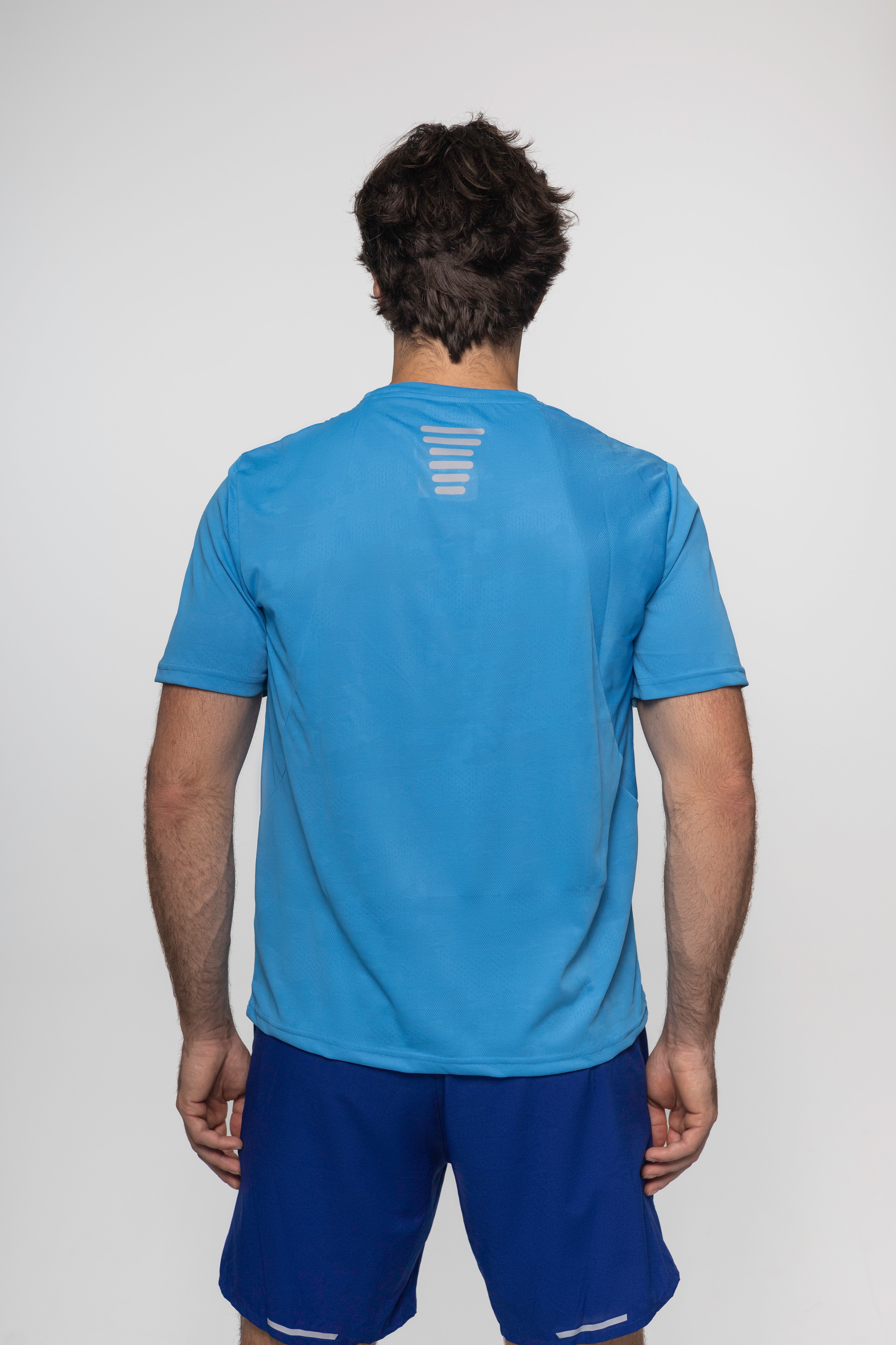 Blue Jacquard T-Shirt – Elevate the Everyday