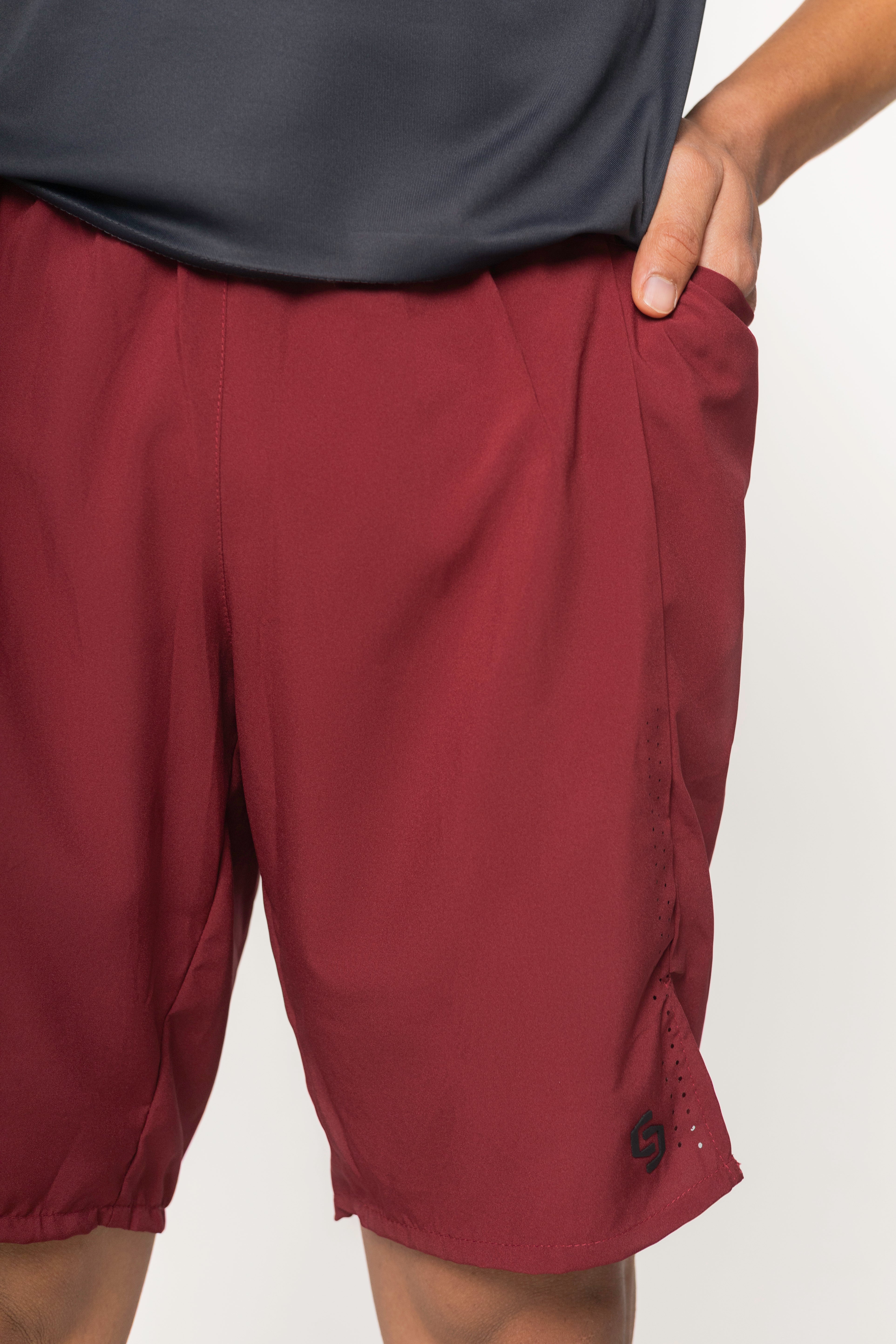 STRYV EdgeFlex Pro Motion Shorts – Maroon