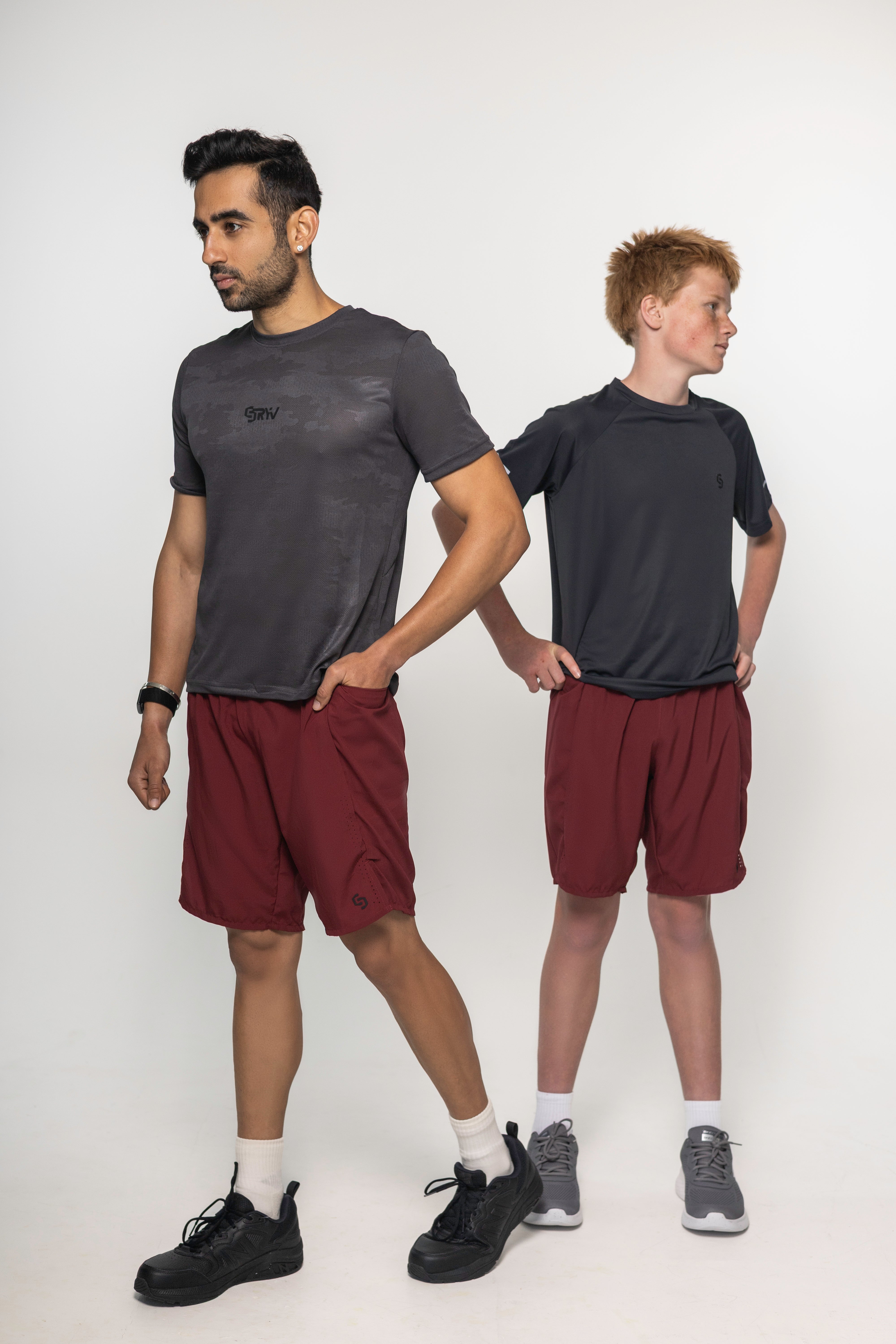 STRYV EdgeFlex Pro Motion Shorts – Maroon